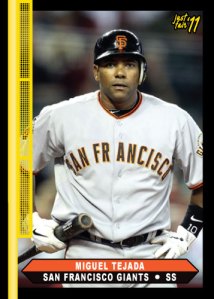 Giants Miguel Tejada custom card