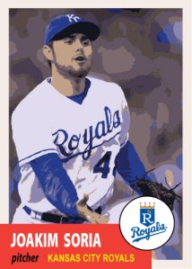 History Of Joakim Soria 1953 Topps custom card