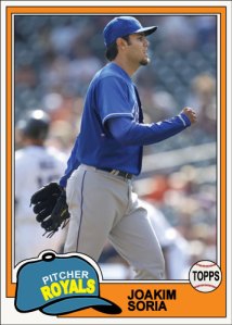 History Of Joakim Soria 1981 Topps cusom card