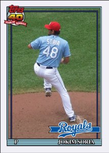 History Of Joakim Soria 1991 Topps custom card