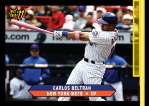 Mets Carlos Beltran 2011 Just Fair Pink Bat