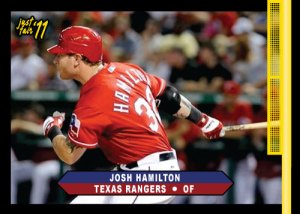 Rangers Josh Hamilton 2011 Just Fair custom card