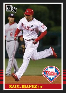 Raul Ibanez 1985 Donruss