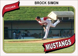 1980 Topps Mustangs Brock Simon
