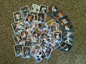 1983 Topps Royals printed custom cards