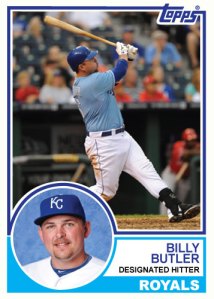 1983 Topps Royals Billy Butler
