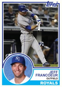 1983 Topps Royals Jeff Francoeur