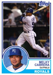 1983 Topps Royals Melky Cabrera