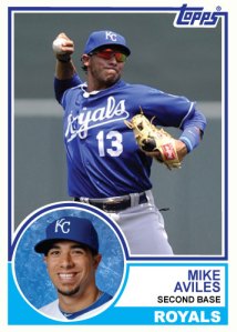 1983 Topps Royals Mike Aviles