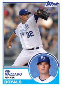 1983 Topps Royals Vin Mazzaro
