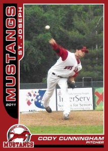 2011 Mustangs Cody Cunningham card