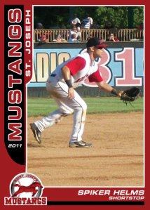 2011 St Joe Mustangs Spiker Helms