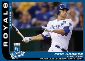 Eric Hosmer Major League Debut custom card