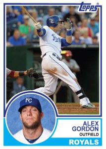 1983 Topps Royals Alex Gordon