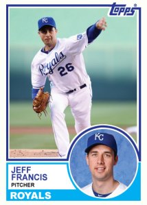 1983 Topps Royals Jeff Francis