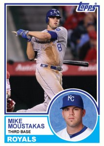 1983 Topps Royals Mike Moustakas