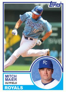 1983 Topps Royals Mitch Maier 1983 Topps Royals Mitch Maier