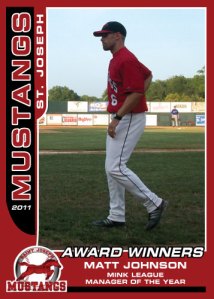 2011 Mustangs Matt Johnson Award Winners