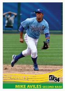 Aviles 1984 Donruss custom card