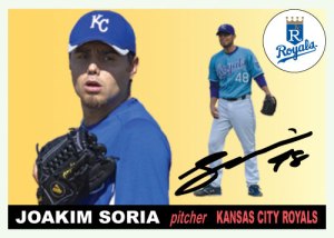 History Of Joakim Soria 1955 Topps custom card