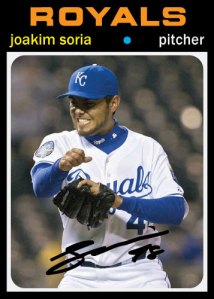 History Of Joakim Soria 1971 Topps custom card