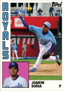 History Of Joakim Soria 1984 Topps custom card