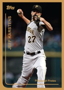 Jeff Karstens 1999 Topps custom card