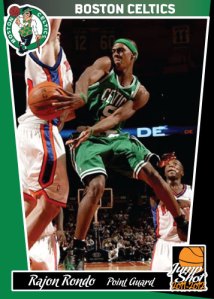 Rajon Rondo Jump Shot custom card