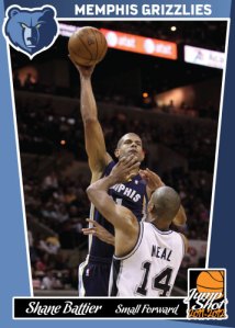 Shane Battier Jump Shot custom card
