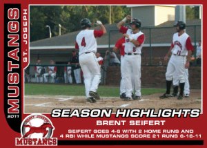 2011 Mustangs Brent Seifert Season Highlights