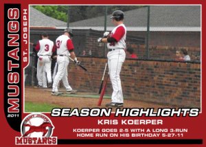 2011 Mustangs Kris Koerper Season Highlights