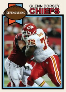 Glenn Dorsey 1979 Topps custom card