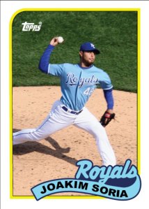 History Of Joakim Soria 1989 Topps custom card