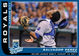 Major League Debut Salvador Perez Custom Card