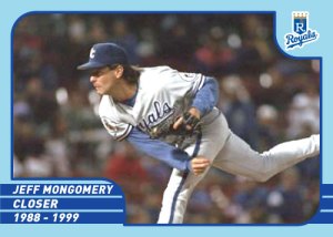Royals Greats Jeff Montgomery custom card