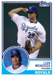 1983 Topps Royals Luis Mendoza