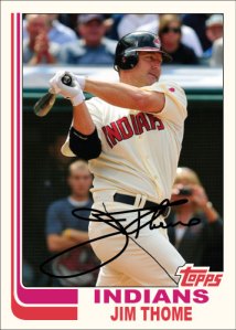 Jim Thome 1982 Topps custom card
