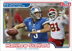 NFL 2011 Week 2 Matthew Stafford