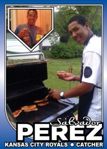 Salvador Perez BBQ Special custom card