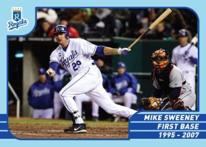 Royals Greats Mike Sweeney custom card