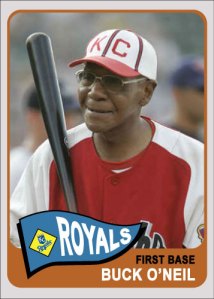 Buck O'Neil 1965 Topps custom card