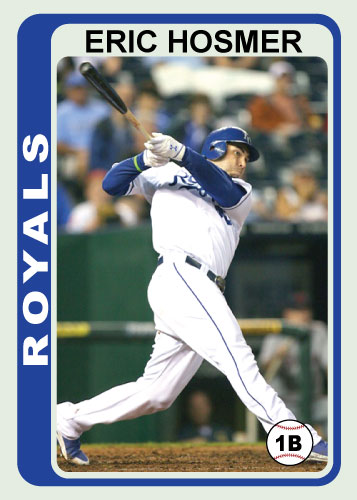 Eric Hosmer 1978 Topps Football custom card