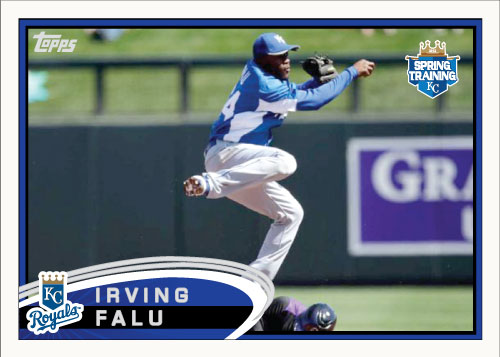 Irving Falu 2012 Topps Spring Training custom card