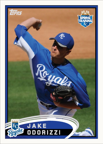 Jake Odorizzi 2012 Topps Spring Training custom card