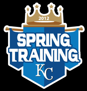 2012 Kansas City Royals Spring Training Logo for AHairOffSquare custom card set