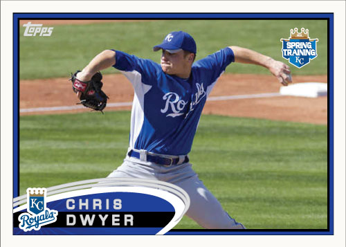 Chris Dwyer 2012 Spring Training custom card