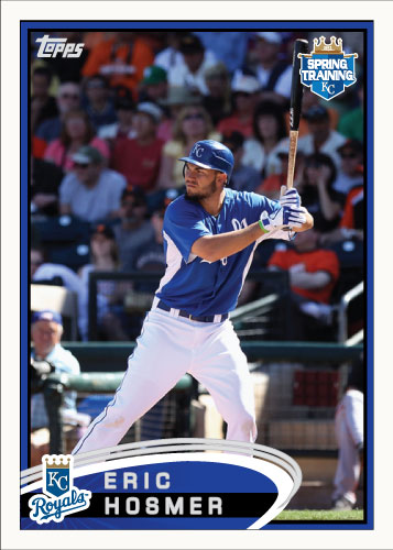 Eric Hosmer 2012 Spring Training Topps custom card