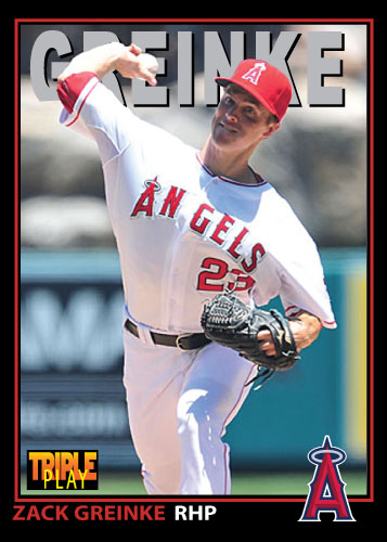 Zack Greinke 1993 Triple Play custom card