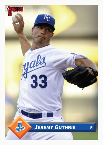 Jeremy Guthrie 1993 Donruss custom card