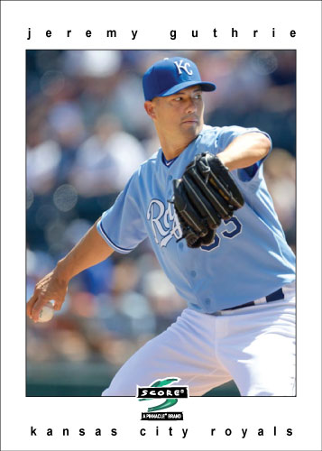 Jeremy Guthrie 1997 Score custom card